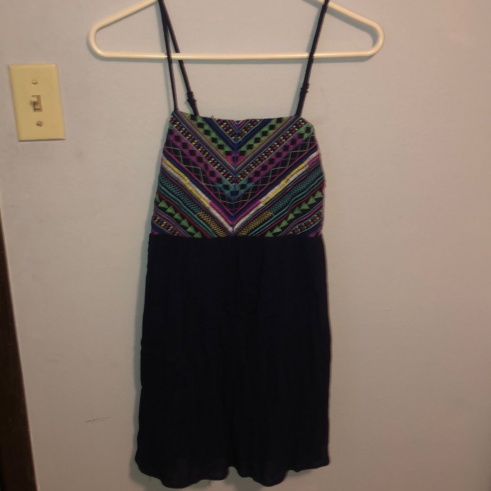 mini patterned dress